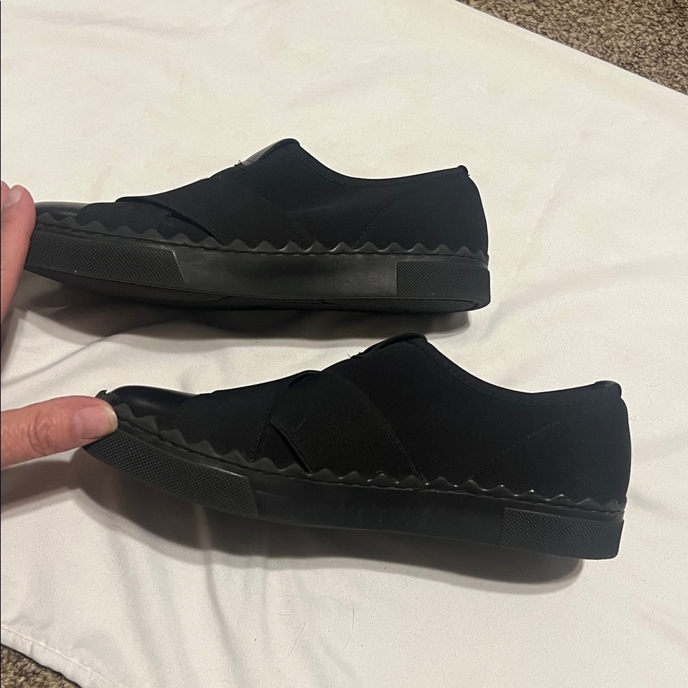 Sesto Meucci black street sneakers. Worn once - Picture 5 of 9
